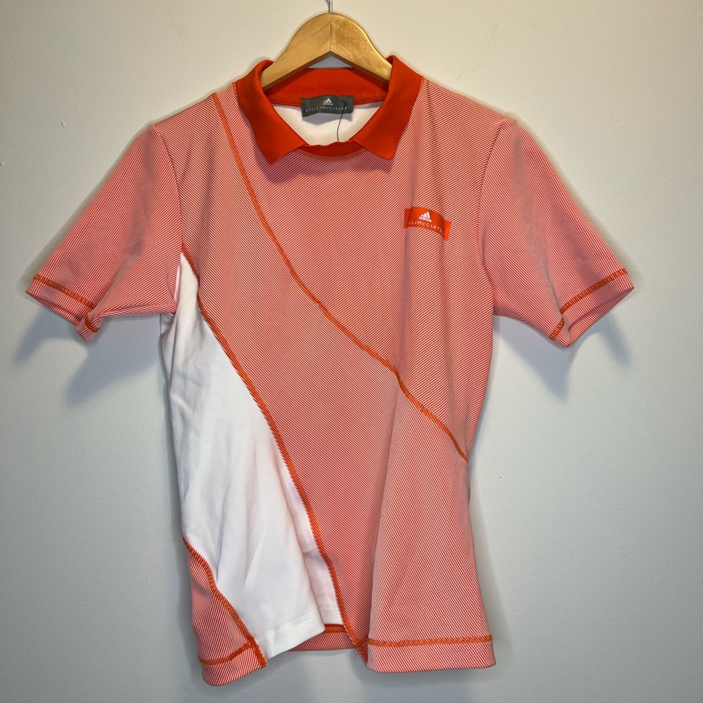 NWT Adidas and Stella McCartney Striped collared top